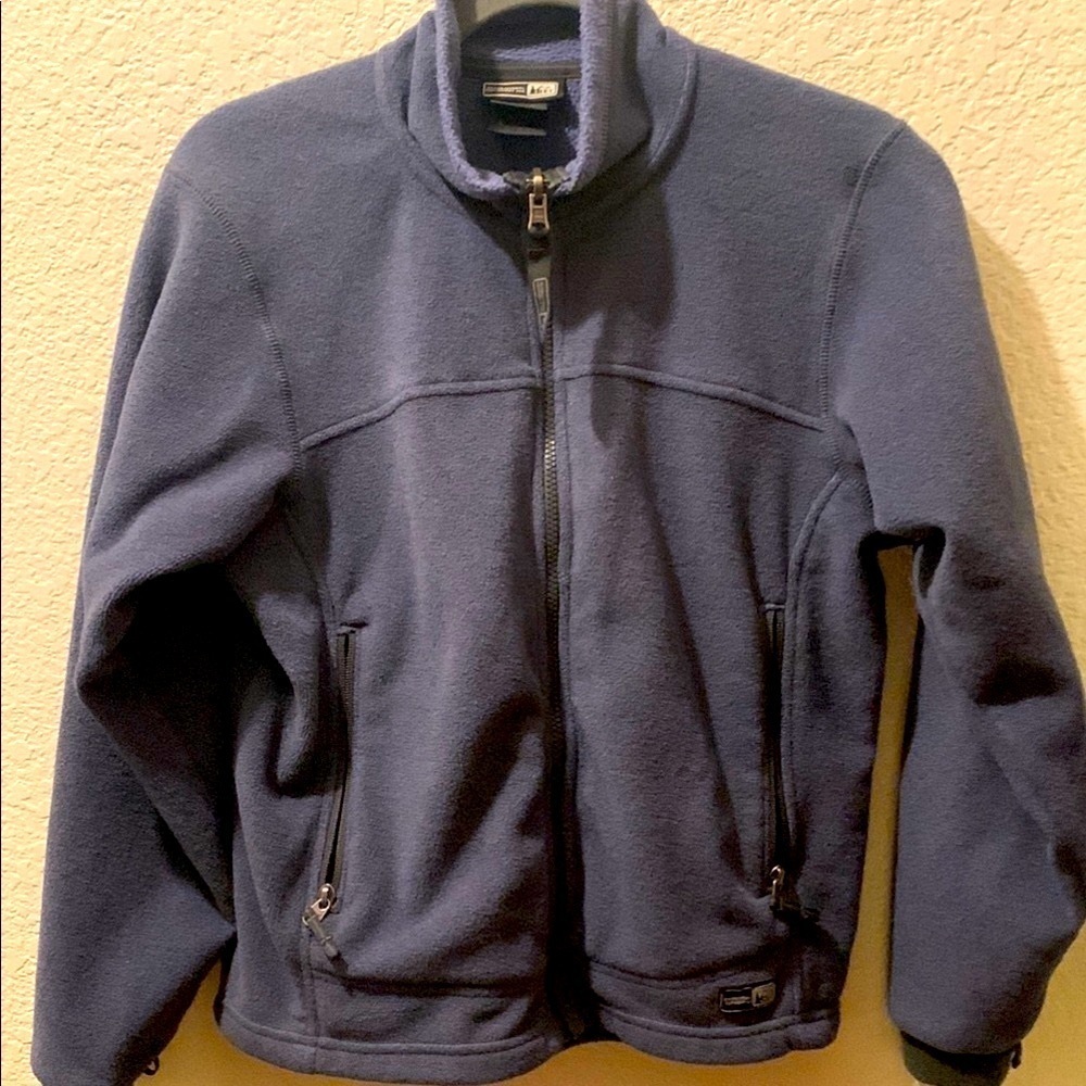 REI Blue Lightweight Zip-Up Jacket with High Collar - Picture 2 of 9